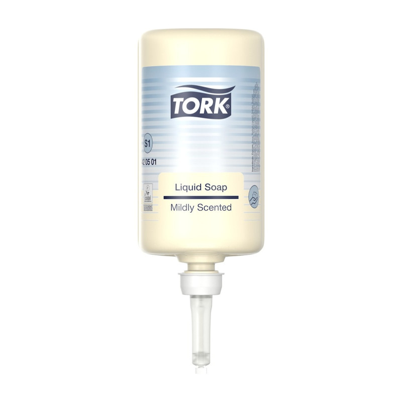 Ricarica sapone liquido delicato Tork Premium S1 1000 ml per dispenser Tork sapone liquido