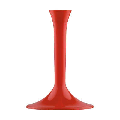 Gambi rosso china per flute, calici e coppe champagne in plastica - 20 pz