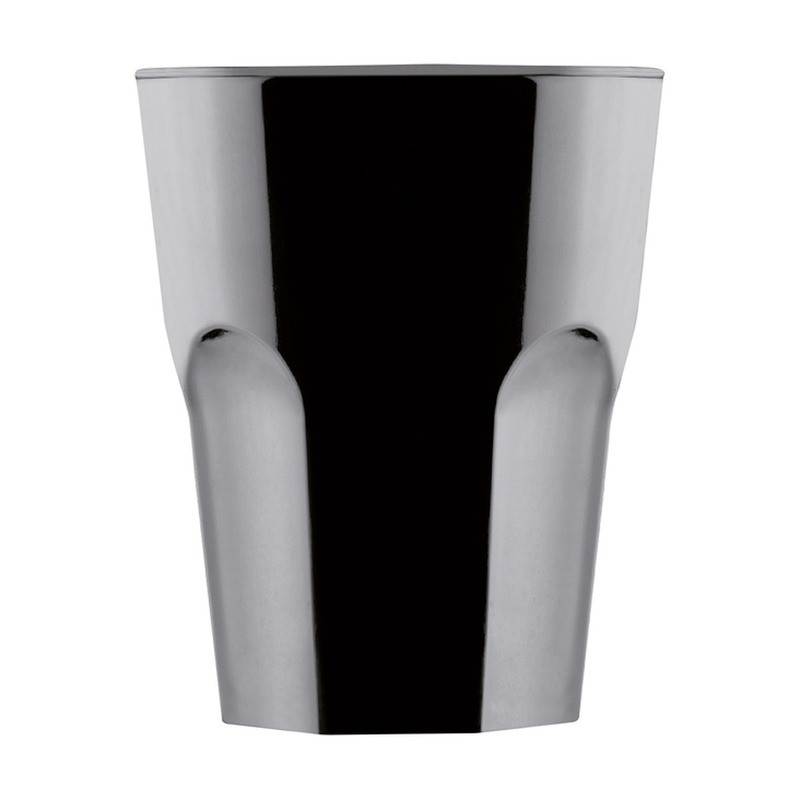 Bicchierini da shot in SAN neri 40 ml infrangibili riutilizzabili - 6 pz
