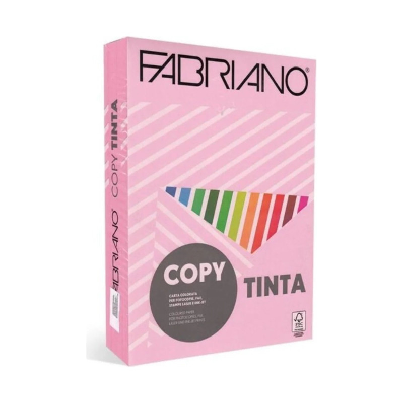 Carta colorata A4 rosa Fabriano Copy Tinta 80 g - risma da 500 fogli