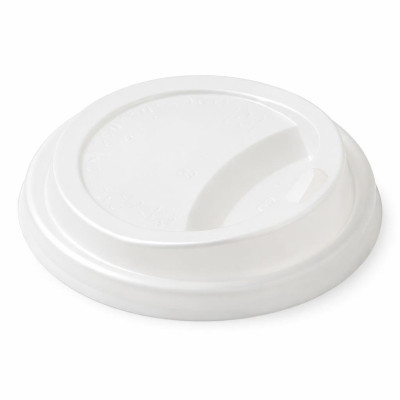 Coperchi compostabili con beccuccio per bicchieri da 360 ml - 100 pz