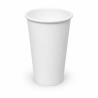 Bicchieri in cartoncino riciclabile bianco 360 ml per bevande calde e fredde Usobio Ø 8 cm - 50 pz