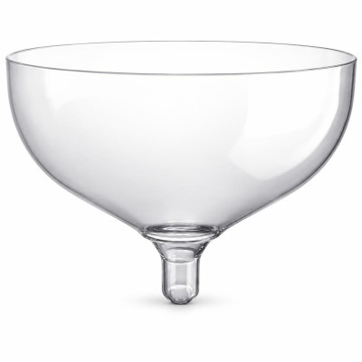 Coppe champagne in plastica trasparente 205 ml senza gambo - 20 pz