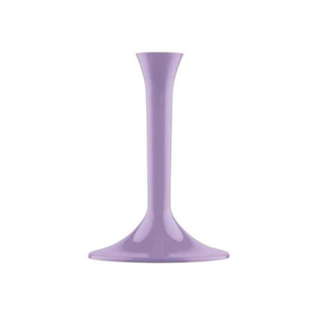 Gambi lilla per flute, calici e coppe champagne in plastica - 20 pz