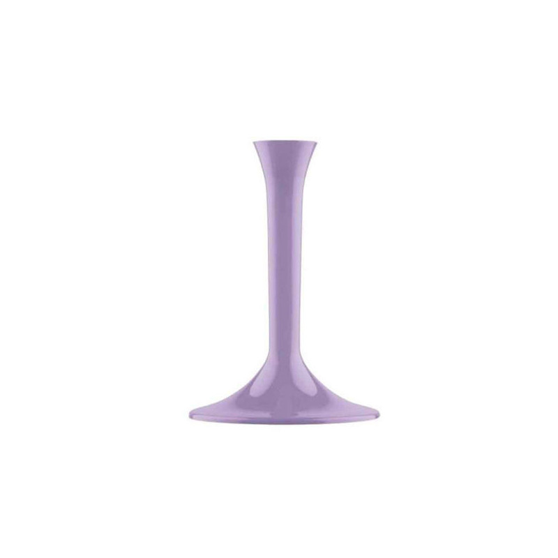 Gambi lilla per flute, calici e coppe champagne in plastica - 20 pz