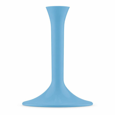 Gambi azzurri per flute, calici e coppe champagne in plastica - 20 pz