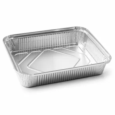 Vaschette in alluminio da chiudere con coperchio 4 porzioni 22,4x17,4 cm R1-29L