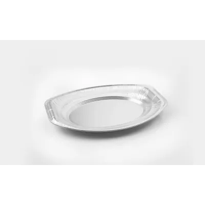 Vassoio ovale in alluminio 34,9x23,8 cm VS-3D