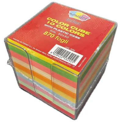 Foglietti adesivi colorati Memoidea Color Cube - 870 fogli