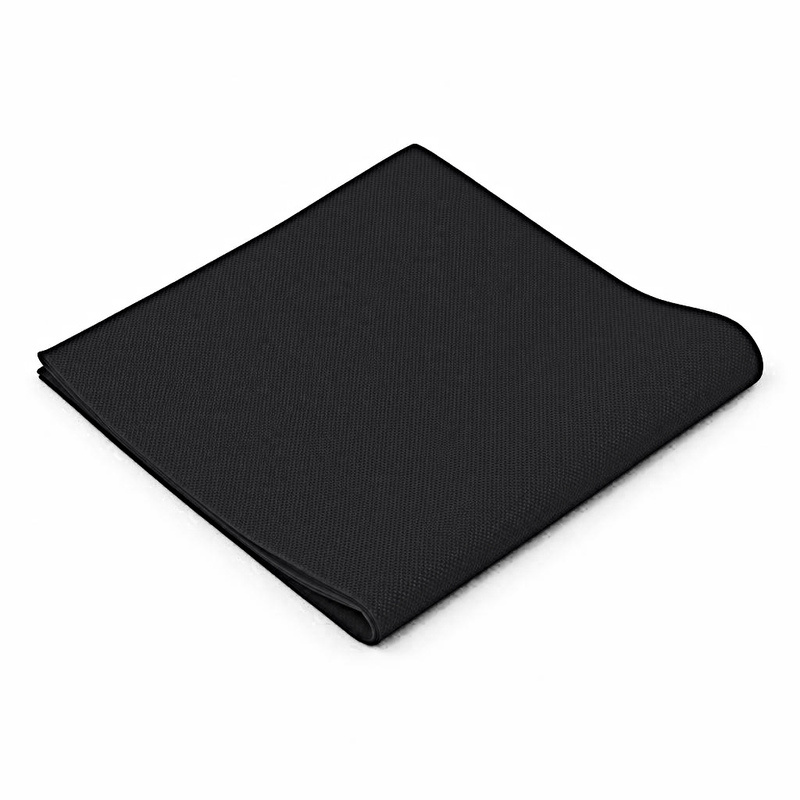 Tovaglie in TNT nere 100x100 cm Ideal Party per ristoranti - 25 pz