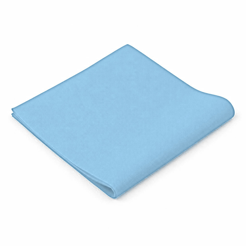 Tovaglie in TNT celesti 100x100 cm Ideal Party per ristoranti - 25 pz