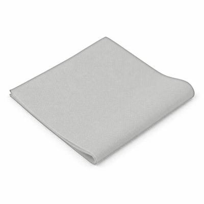 Tovaglie in TNT grigio perla 100x100 cm Ideal Party per ristoranti - 25 pz