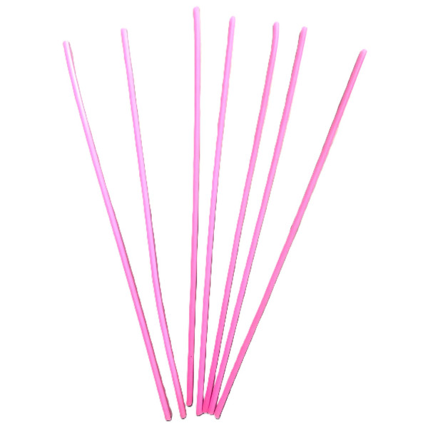 Candeline lunghe rosa 17 cm - 24 pz