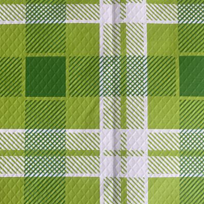 Tovaglie politenate impermeabili a quadretti Risto-Scozzese verdi 100x100 cm - 150 pz