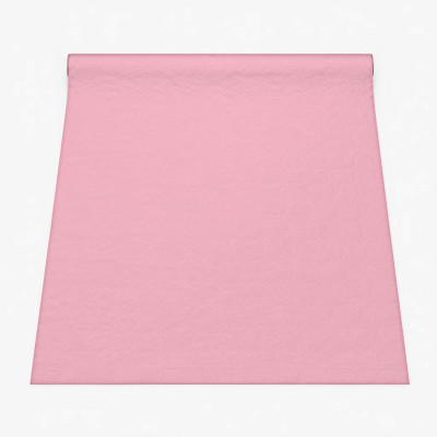 Tovaglia di carta in rotolo rosa confetto damascata 7 m