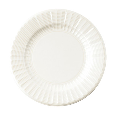 Piatti di carta Elegance Pearl 27 cm - 8 pz