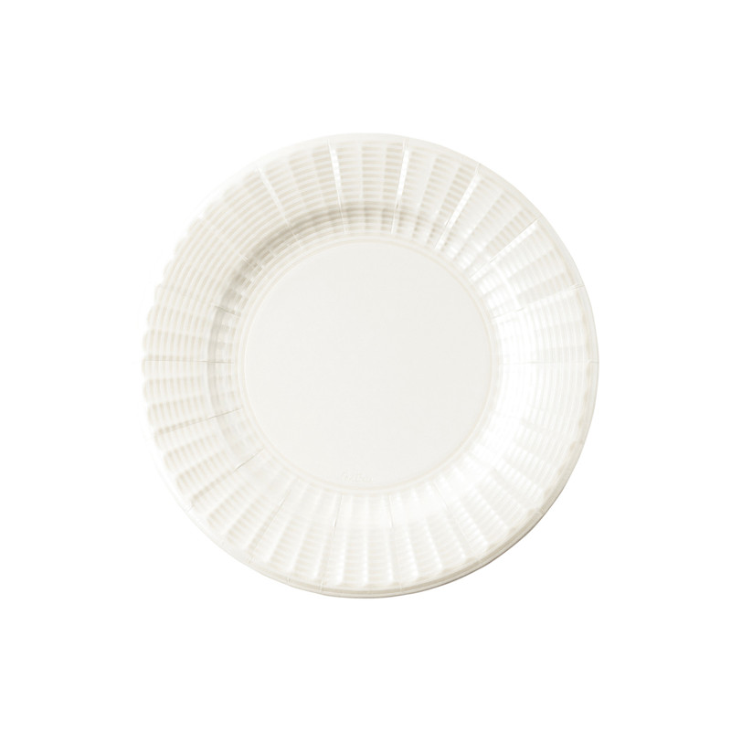 Piatti di carta Elegance Pearl 27 cm - 8 pz