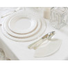 Piatti di carta Elegance Pearl 21 cm - 8 pz