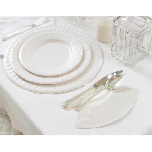 Bicchieri di carta Elegance Pearl 250 ml - 8 pz