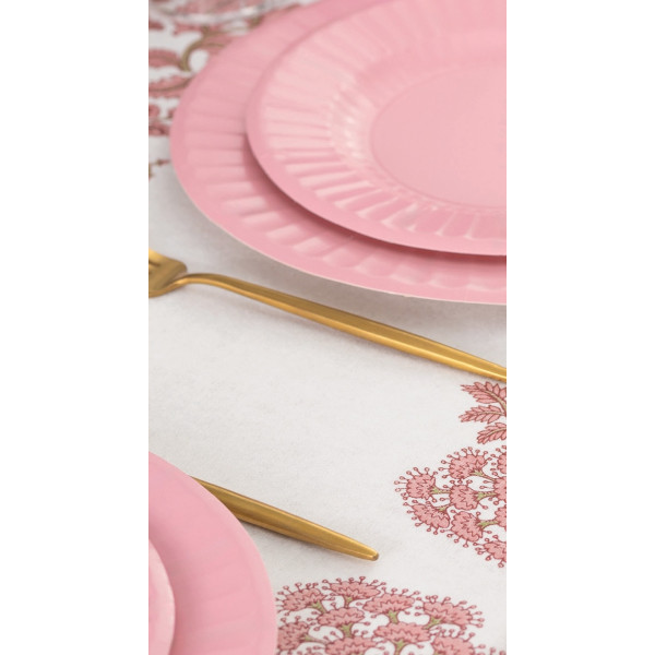 Bicchieri di carta Rosa Geranio 250 ml - 8 pz