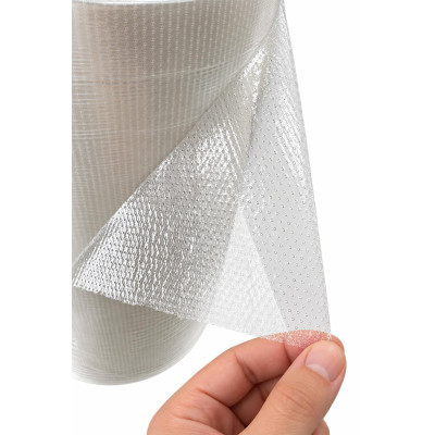 Dettaglio dei microfori della pellicola microforata per alimenti 50 cm, film in polipropilene a foglia singola