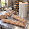 Pane e baguette confezionati con pellicola microforata per alimenti in bobina 50 cm