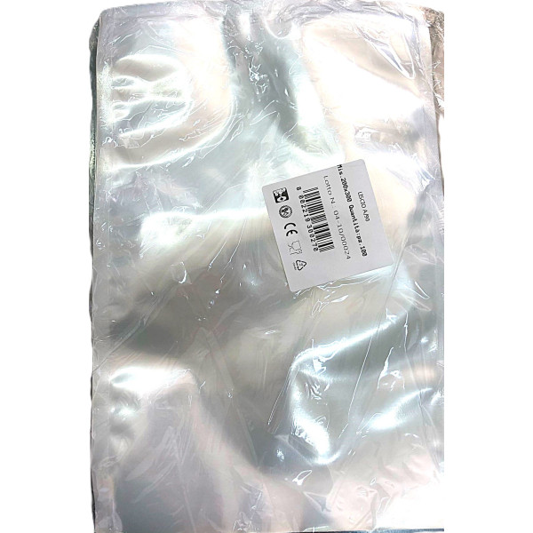 Buste sottovuoto lisce 90 micron per macchine a campana 20x30 cm - 100 pz