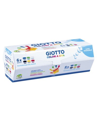 Colori A Dita Giotto -  6 pz da 100 ml