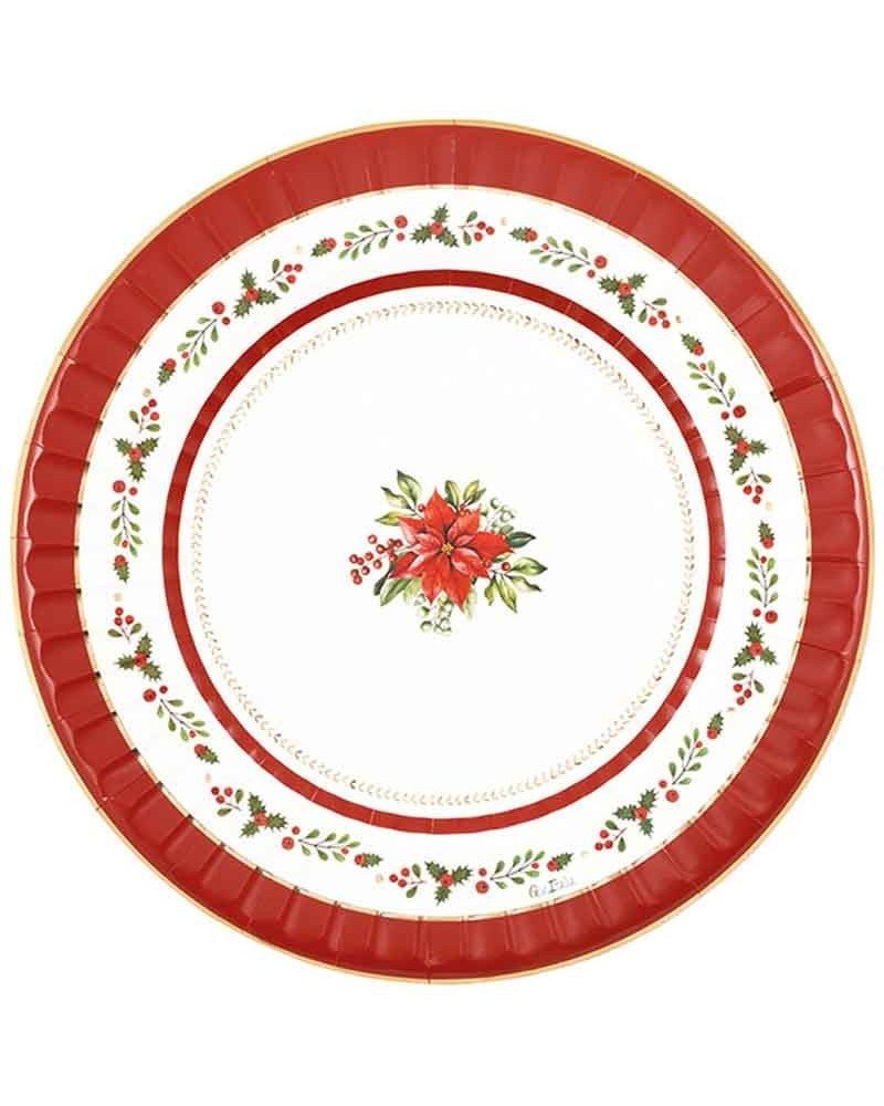 Sottopiatto Red Royal 33cm 6pz per le tavole natalizie Sottopiatto Red Royal 33cm 6pz per le tavole natalizie