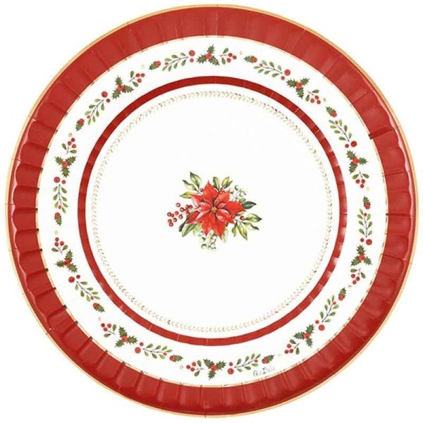 Sottopiatto Red Royal 33cm 6pz