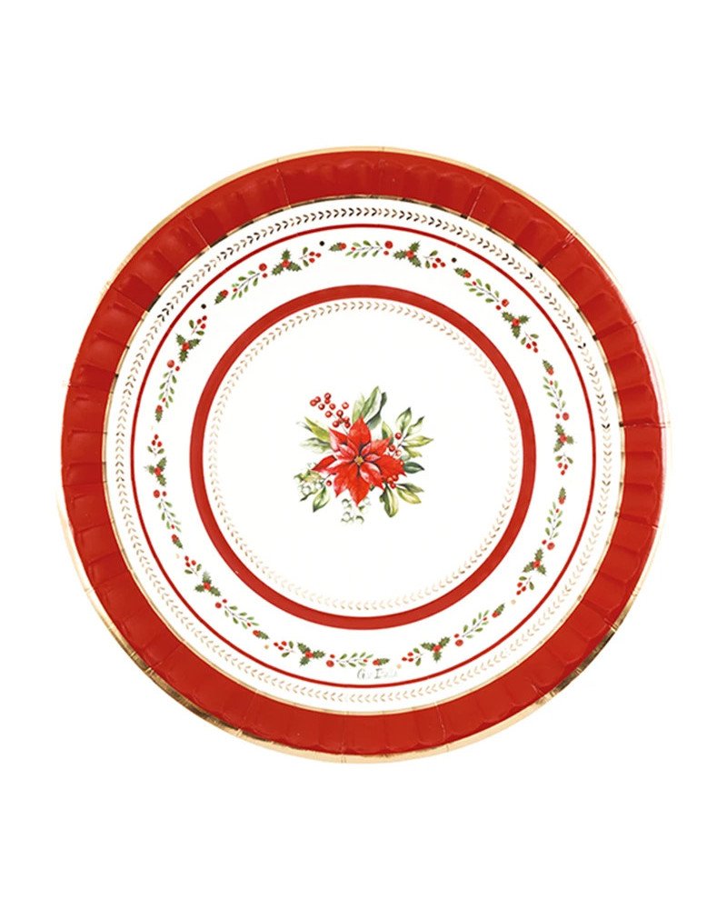 Piatto Red Royal 27cm 8pz