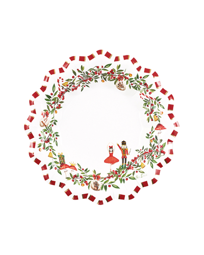 Piatto Fondo Christmas Vintage 24cm 8pz