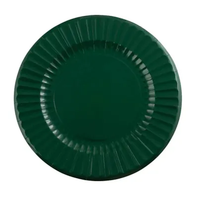 Sottopiatti in cartoncino verdone 33 cm - 6 pz