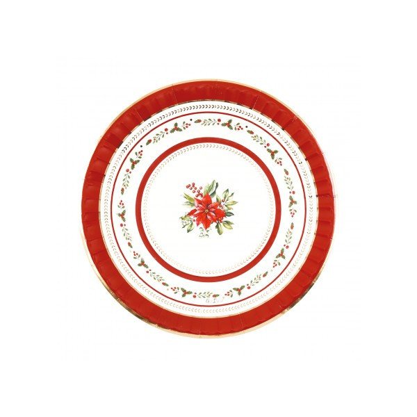 Piatto Fondo Red Royal 24cm 8pz