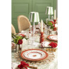 Piatti Red Royal Natale 21 cm 8 pz | Pietrangioli