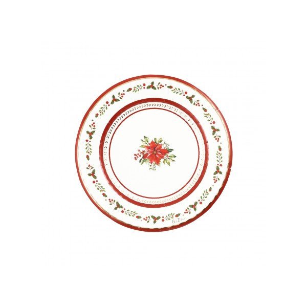 Piatto Red Royal 21cm 8pz