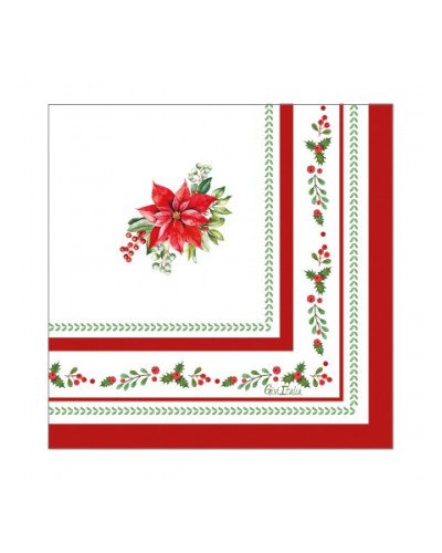 Tovaglioli Red Royal 33x33 16pz