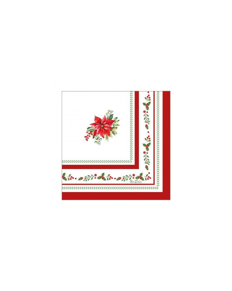 Tovaglioli Red Royal 33x33 16pz