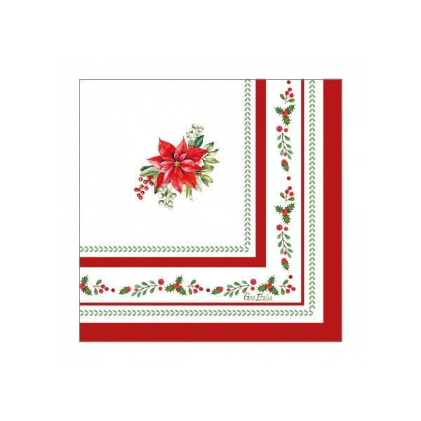 Tovaglioli Red Royal 33x33 16pz