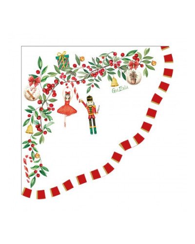 Tovaglioli Christmas Vintage 33x33 16pz