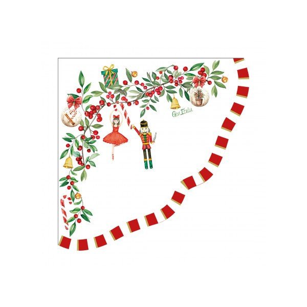 Tovaglioli Christmas Vintage 33x33 16pz
