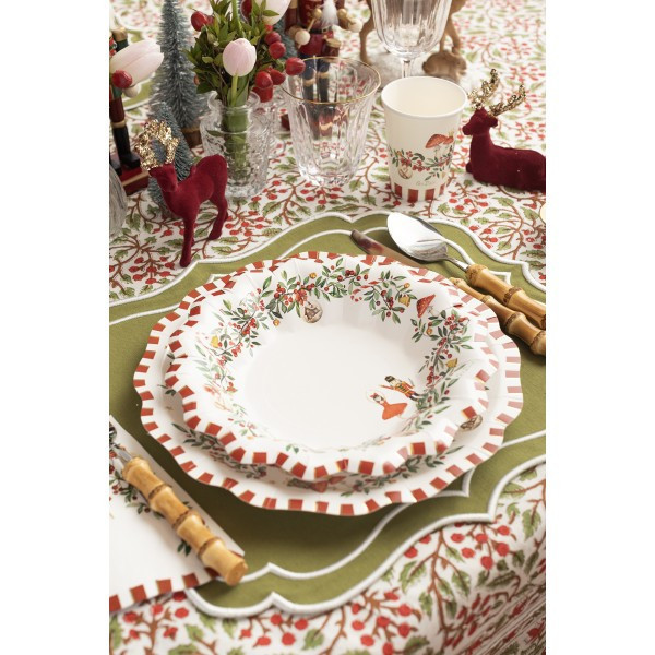 Tovaglioli di carta natalizi Christmas Vintage 33x33 cm - 16 pz
