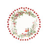 Piatti Christmas Vintage 21 cm 8 pz | Pietrangioli