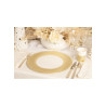 Sottopiatti Elegance Gold 33 cm 6 pz | Pietrangioli
