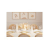 Sottopiatti Elegance Gold 33 cm 6 pz | Pietrangioli