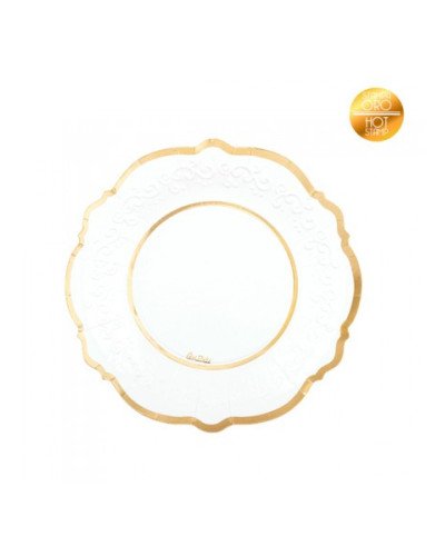 Piatto Gold Liberty 21cm 8pz