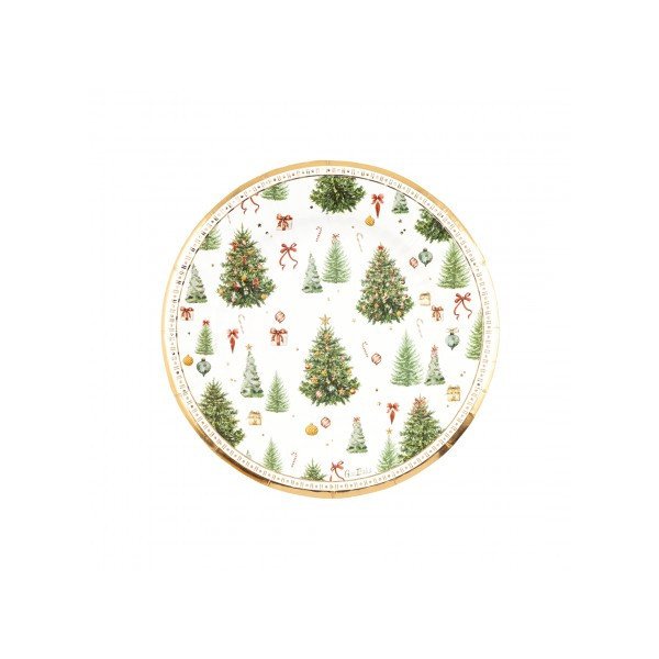 Piatto Christmas Forest 21cm 8pz