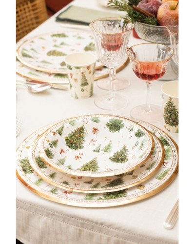 Piatto Christmas Forest 21cm 8pz