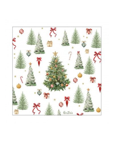 Tovaglioli Christmas Forest 33x33 16pz