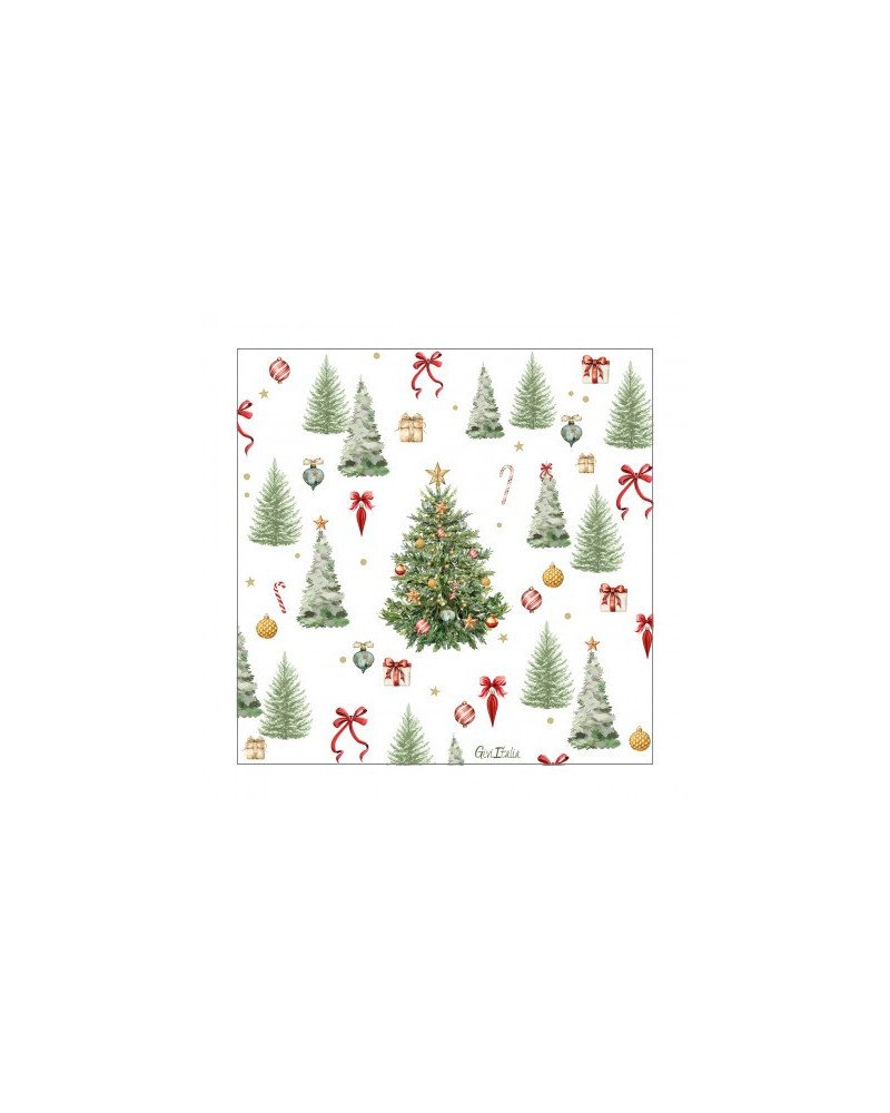 Tovaglioli Christmas Forest 33x33 16pz